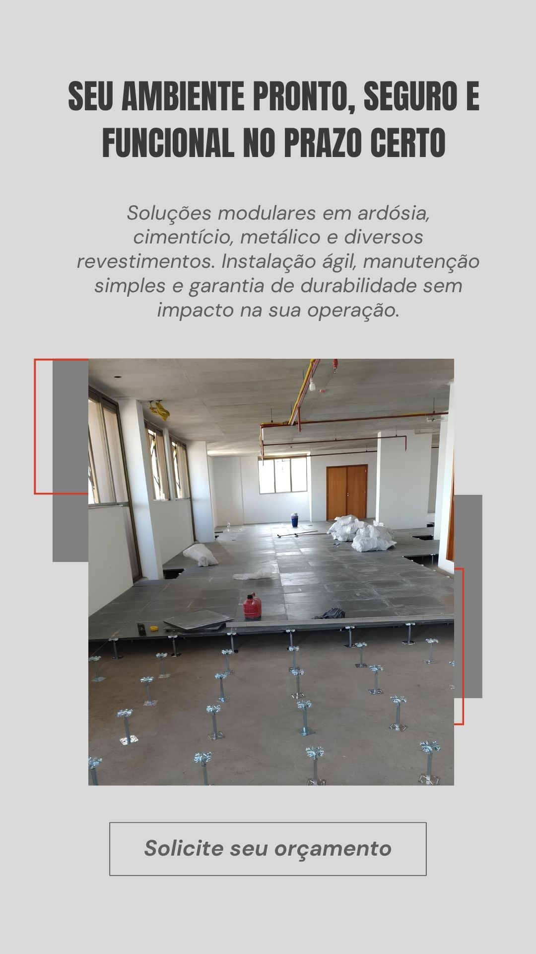 Seu ambiente pronto, seguro e funcional no prazo certo