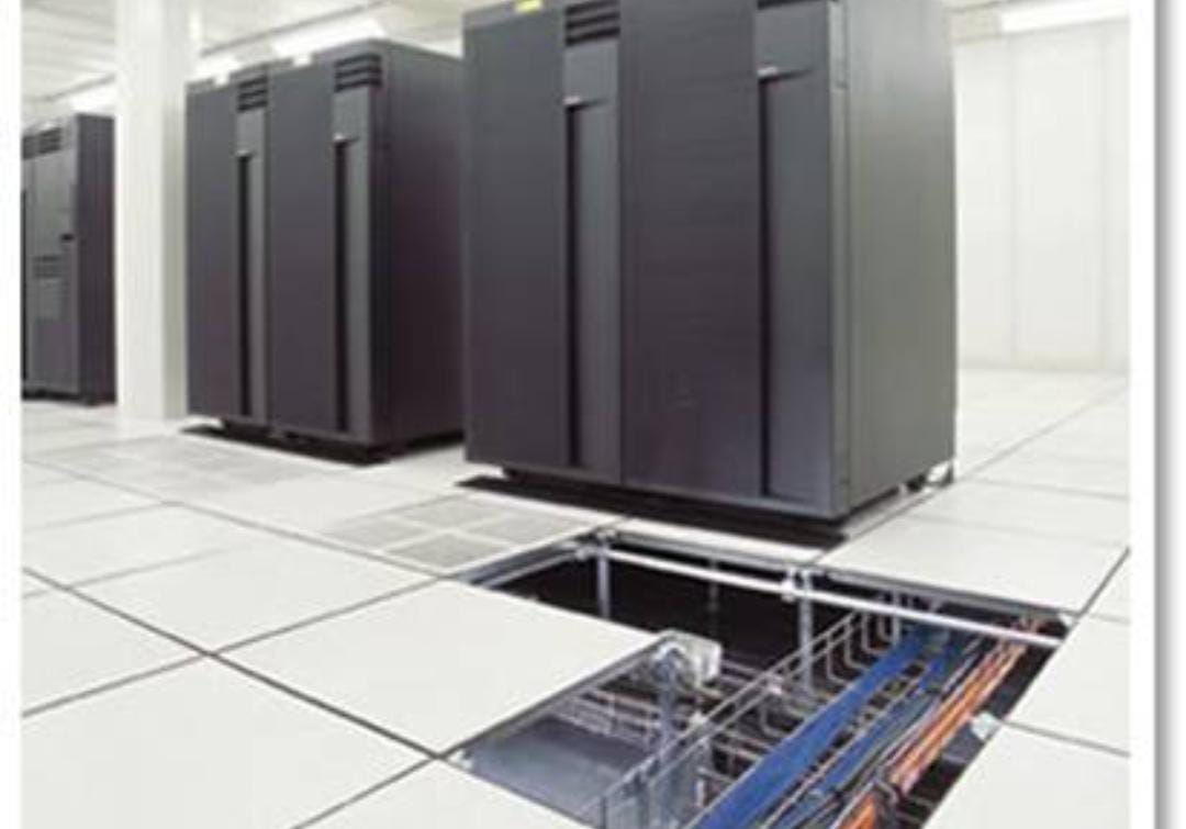 Piso elevados em data center